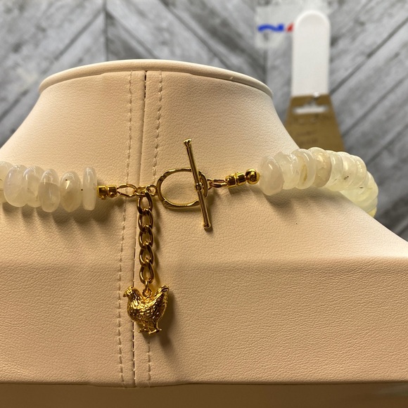 Moonstone Gemstone 20 inch necklace - Picture 3 of 4